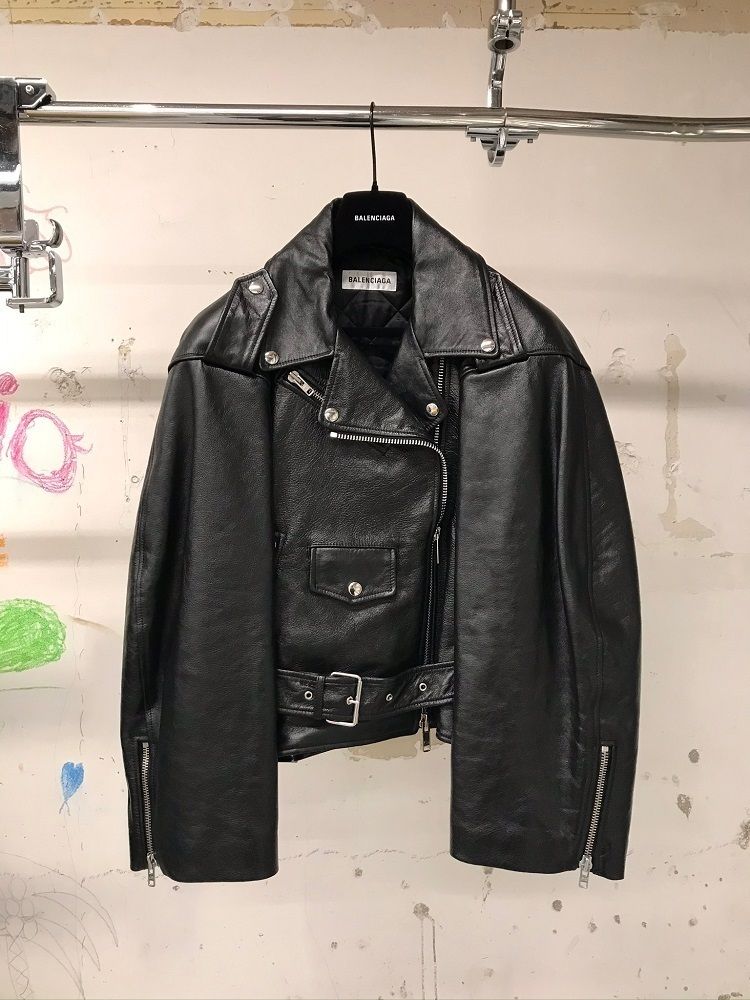 ○送料込○BALENCIAGA○Steroid Biker Black (BALENCIAGA/レザー
