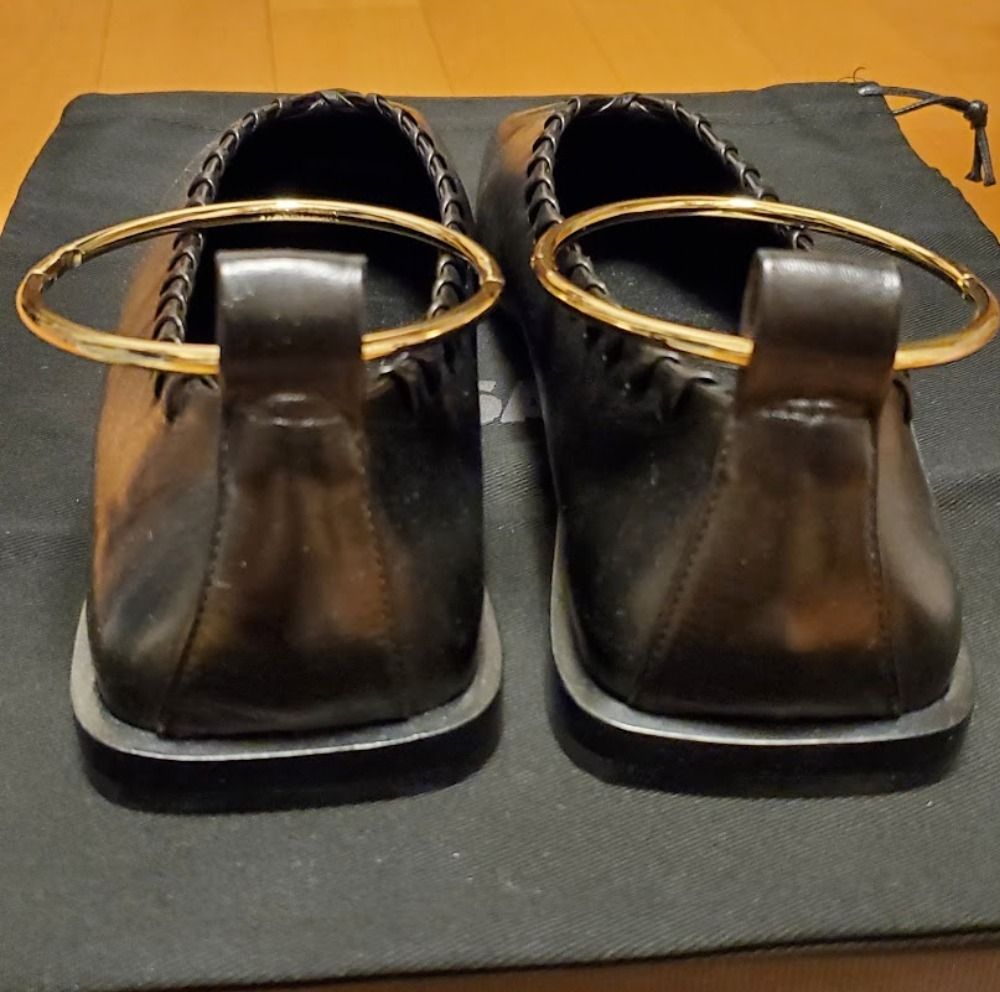 Jil sander フラット バレエシューズ アンクルリング (Jil Sander