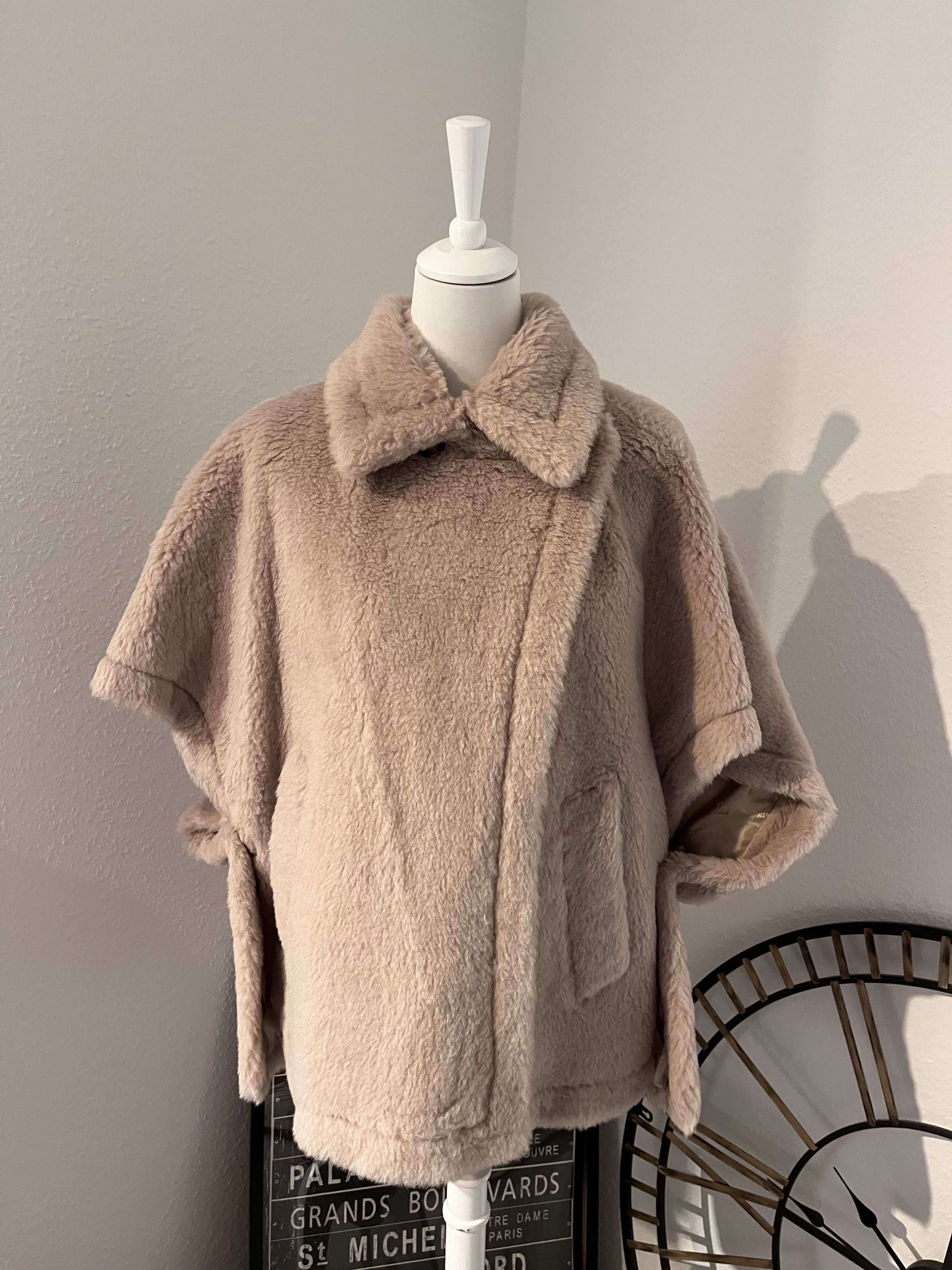 Max Mara☆テディベア ケープ TEBE (Max Mara/ポンチョ・ケープ