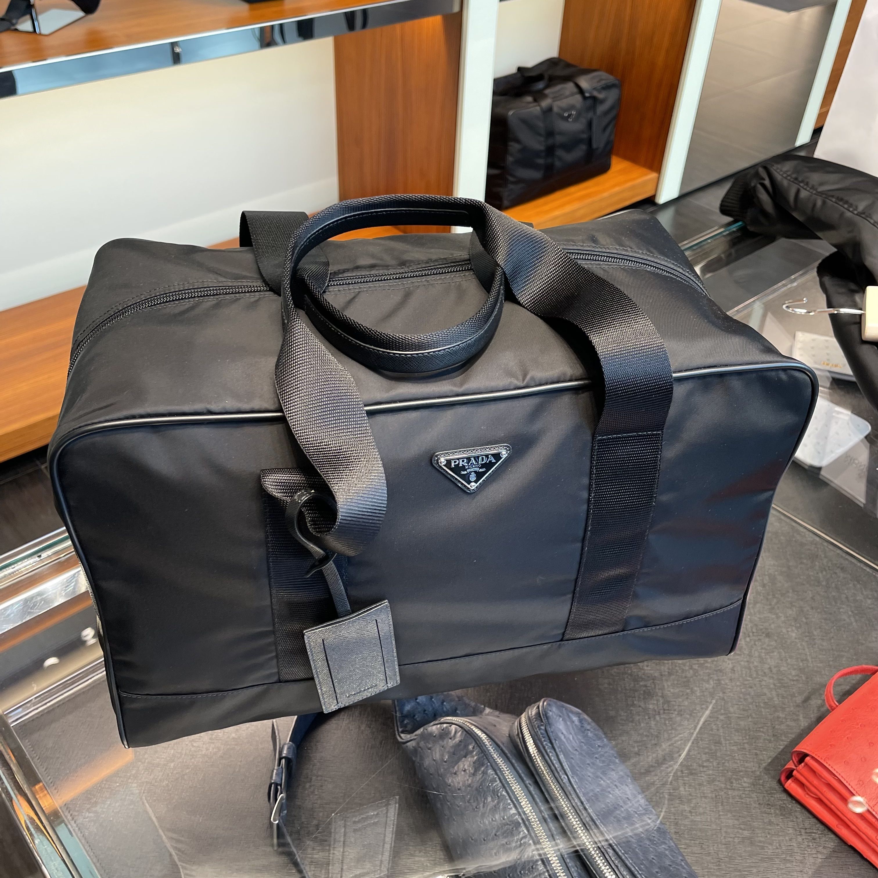 VIPセール】PRADA プラダ MEN ボストンバッグ 2VC033 (PRADA/ボストン