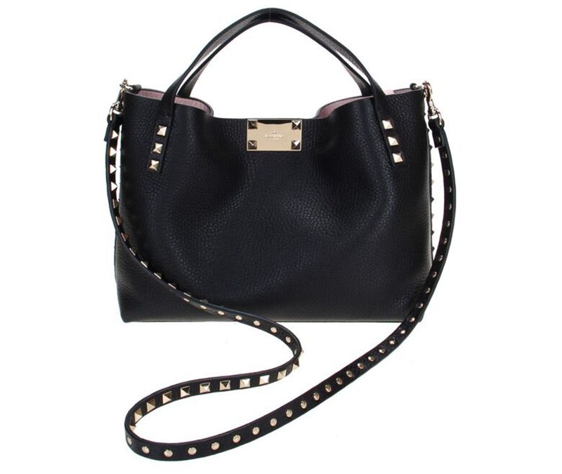 VALENTINO ロックスタッズ グレインカーフスキン スモールバッグ