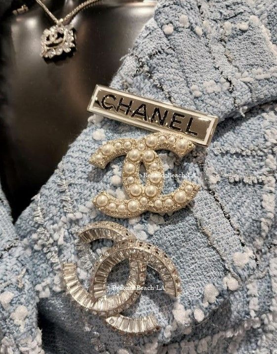 パールとゴールド最高の輝き♪】CHANEL☆ブローチ☆CCロゴ (CHANEL