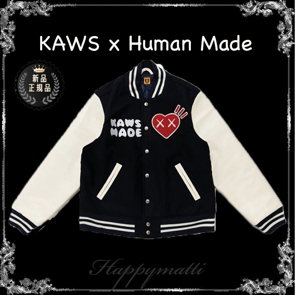 KAWS x Human Made】Varsity Jacket スタジャン (HUMAN MADE