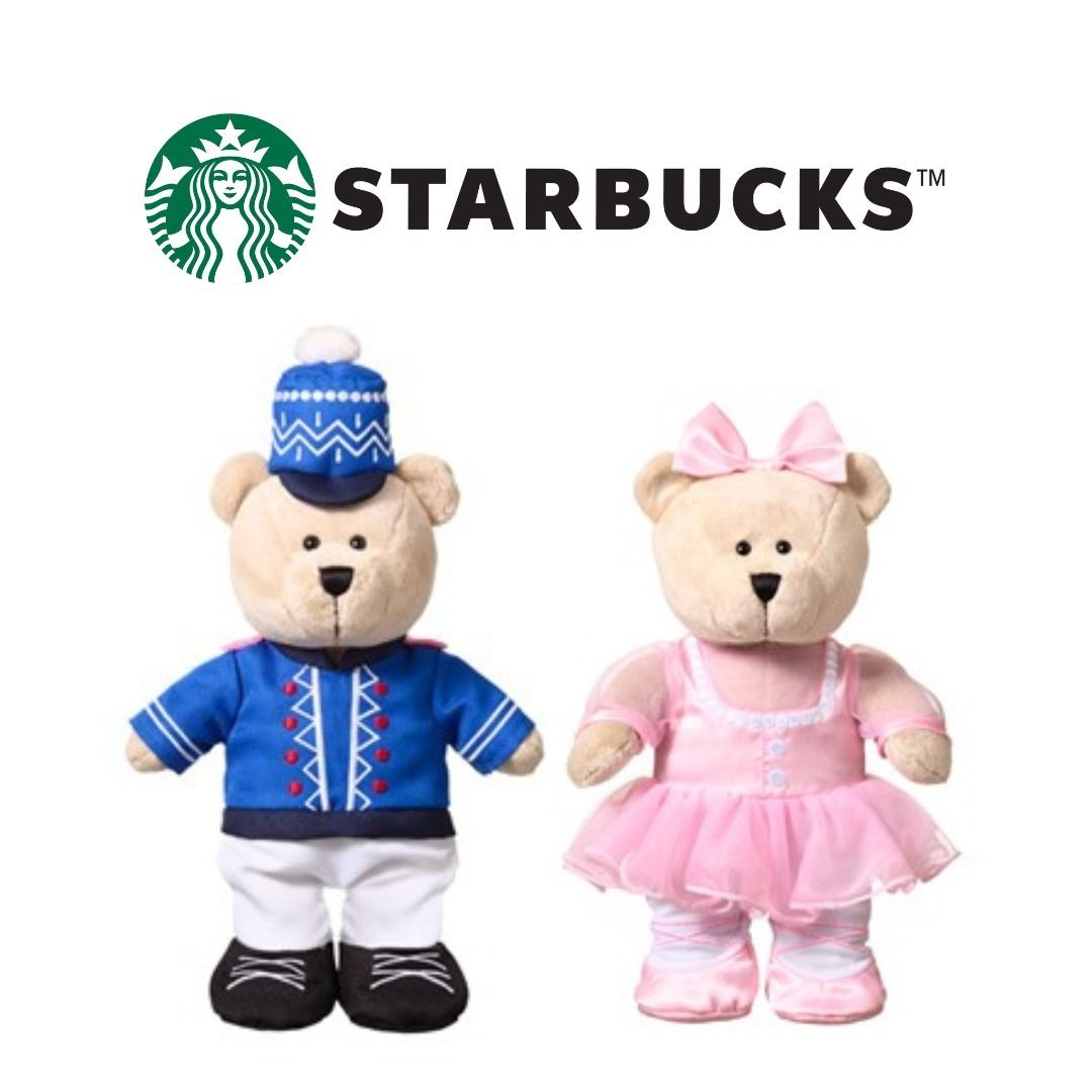追跡有☆STARBUCKS くるみ割り人形 ベアリスタ ぬいぐるみ (Starbucks