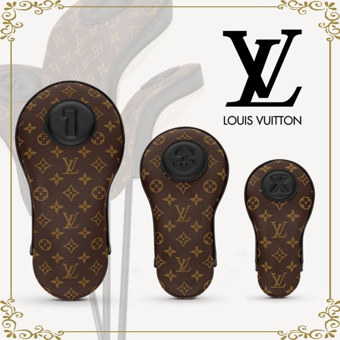 国内発送☆直営店レシート付】LV ゴルフ・ヘッドカバー セット (Louis