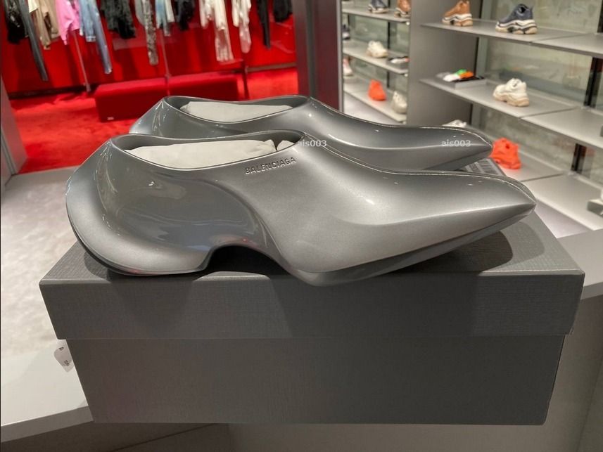 22SS】BALENCIAGA Space Shoe ダービー シューズ ラバー ロゴ