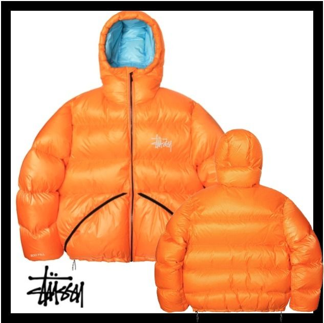 ☆関税込☆Stussy☆Stussy MICRO RIPSTOP DOWN PARKA☆Orange