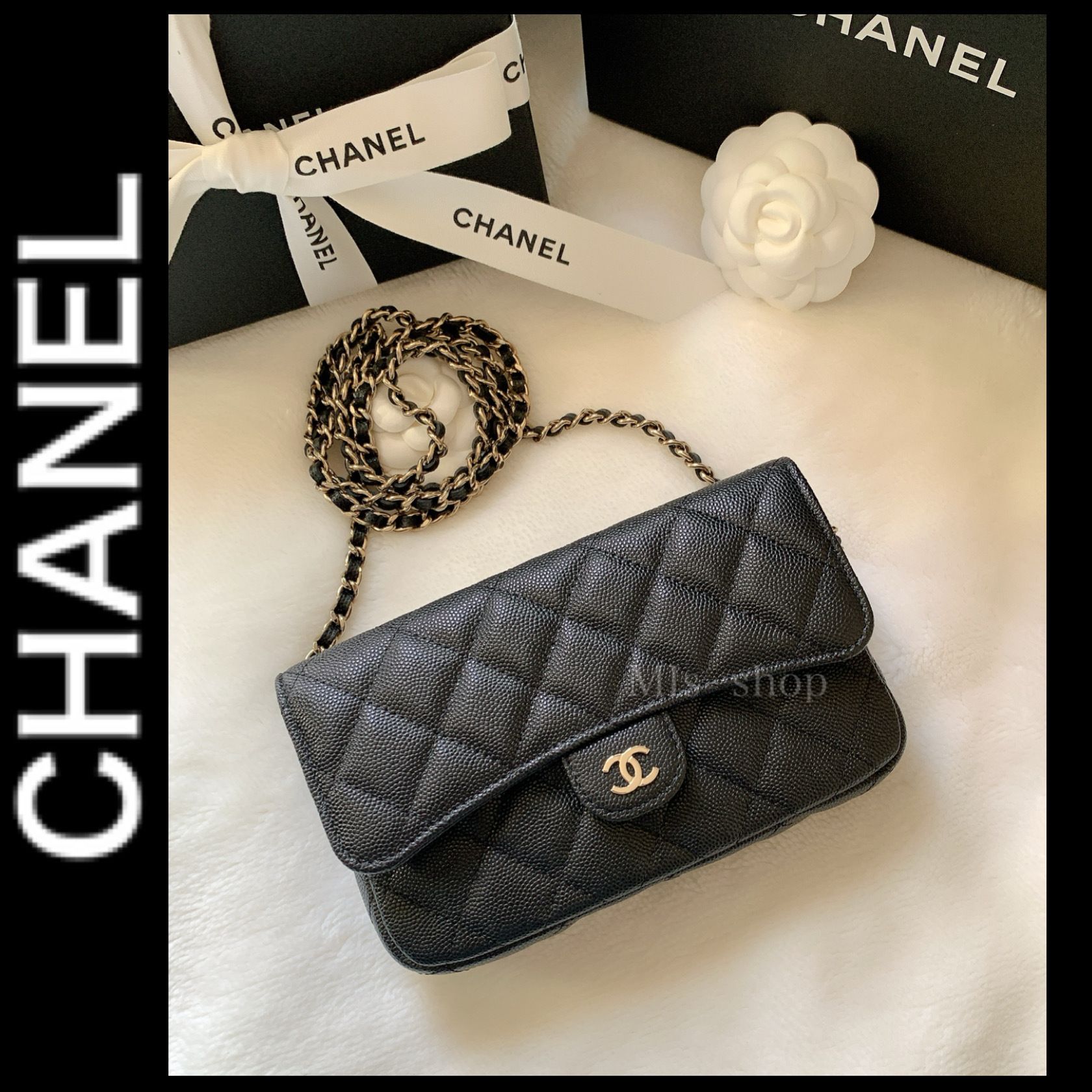 再入荷/便利なミニバック】CHANEL フラップ フォンケース (CHANEL