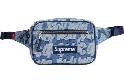 日本国内発送】Supreme Fat Tip Jacquard Denim Waist Bag (Supreme