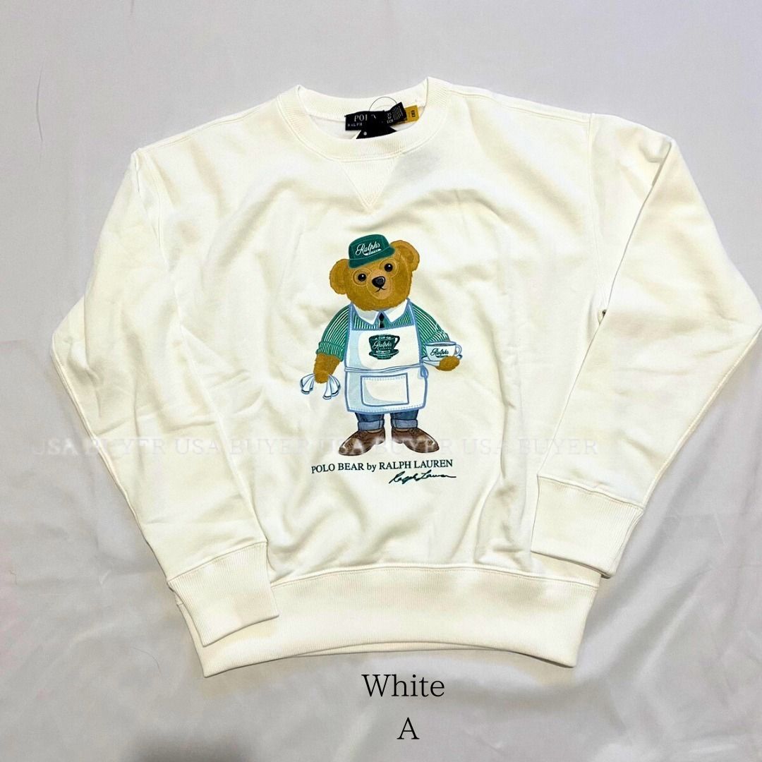 希少☆ポロベア カフェ【Ralph Lauren】Women's クルーネック (Ralph