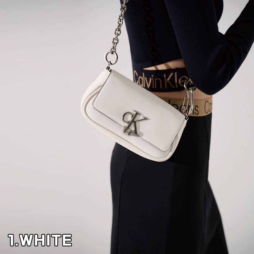 CALVIN KLEIN】◇モノグラム◇チェーン ショルダーバッグ◇ (Calvin