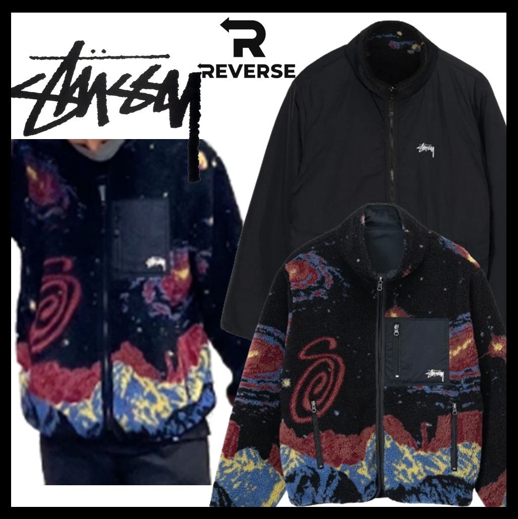 ☆送料・関税込☆Stussy☆Stussy Cosmos Reversible Jacket☆ (STUSSY