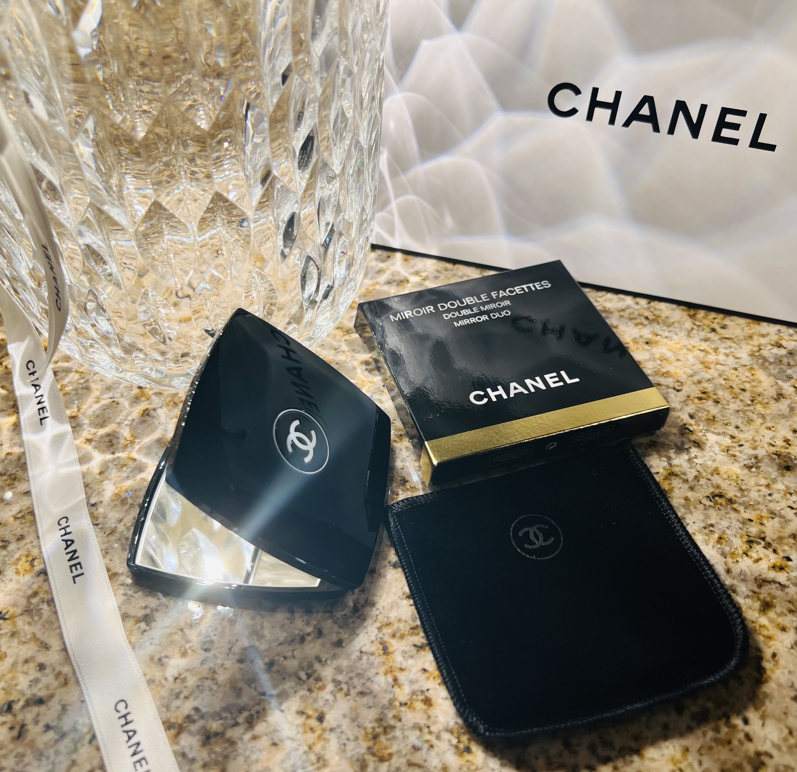 シャネル CHANEL ミラー 鏡 ミロワール ドゥーブル ファセット (CHANEL