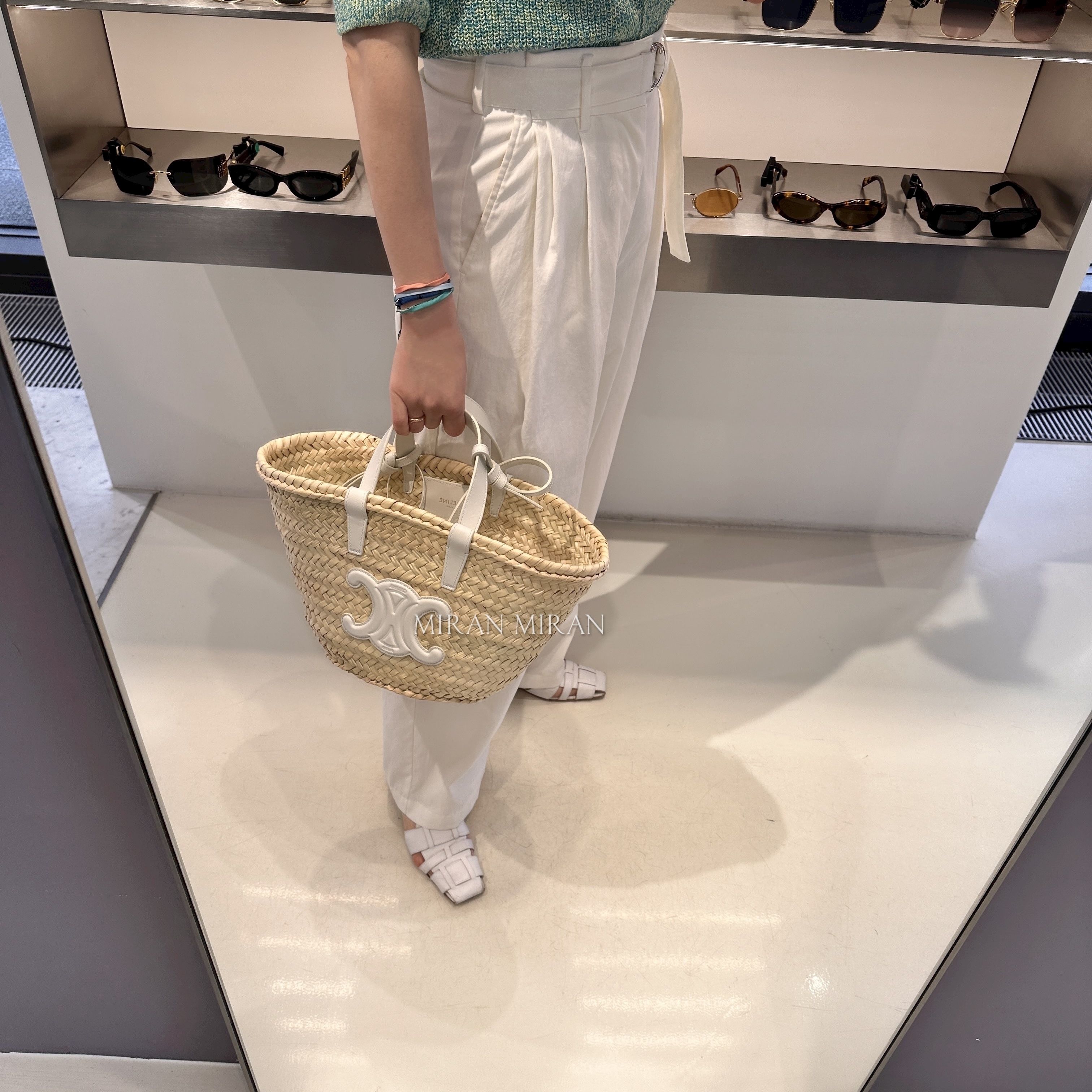 追跡付【CELINE】2WAY♪TRIOMPHE ティーン トリオンフ パニエ (CELINE