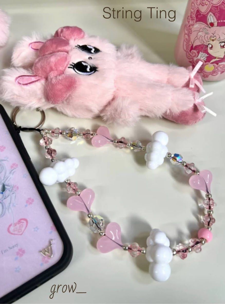 String Ting Kawaii in the Sky ビーズ ストラップ 送関込 (String