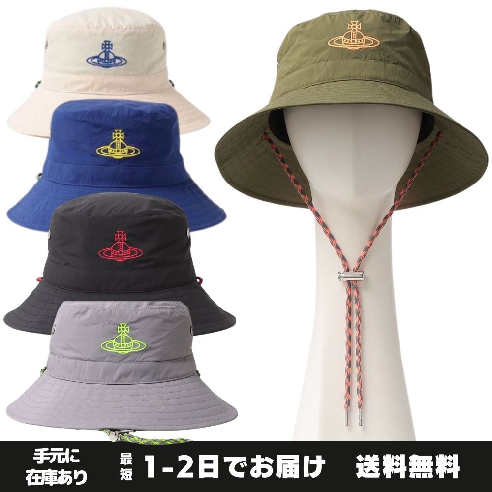 すぐ届く【Vivienne Westwood】ORB刺繍 アドベンチャー ハット