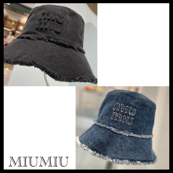 MIU MIU デニム バケットハット (MiuMiu/ハット) 94587055【BUYMA】