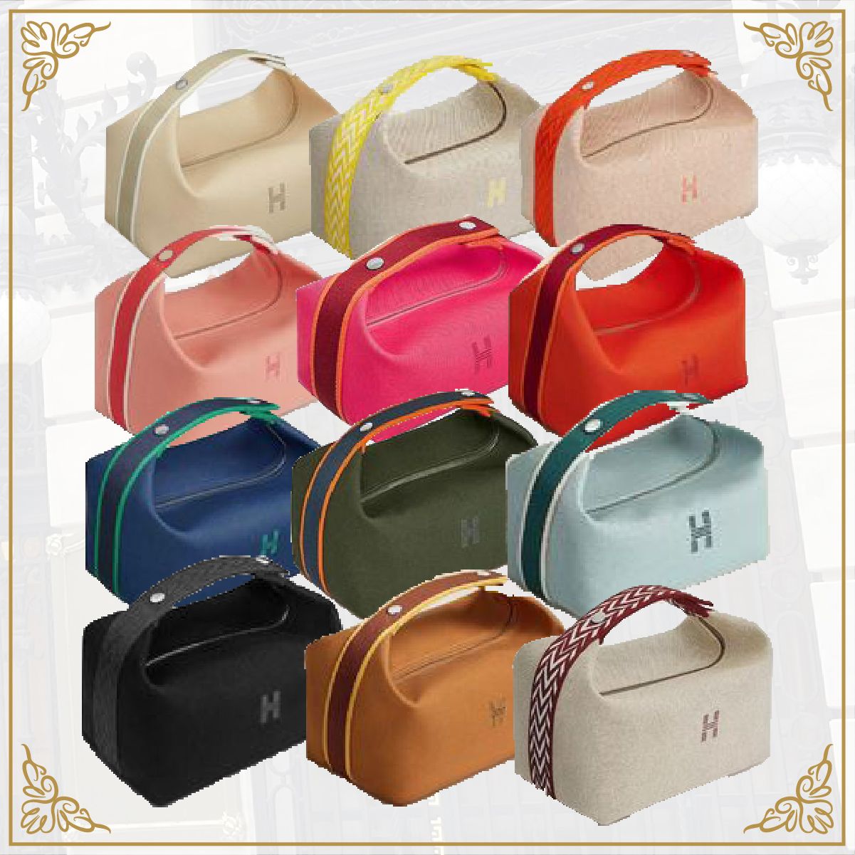 HERMES】ブリッドアブラック GM サイズ ポーチ (HERMES/ハンドバッグ