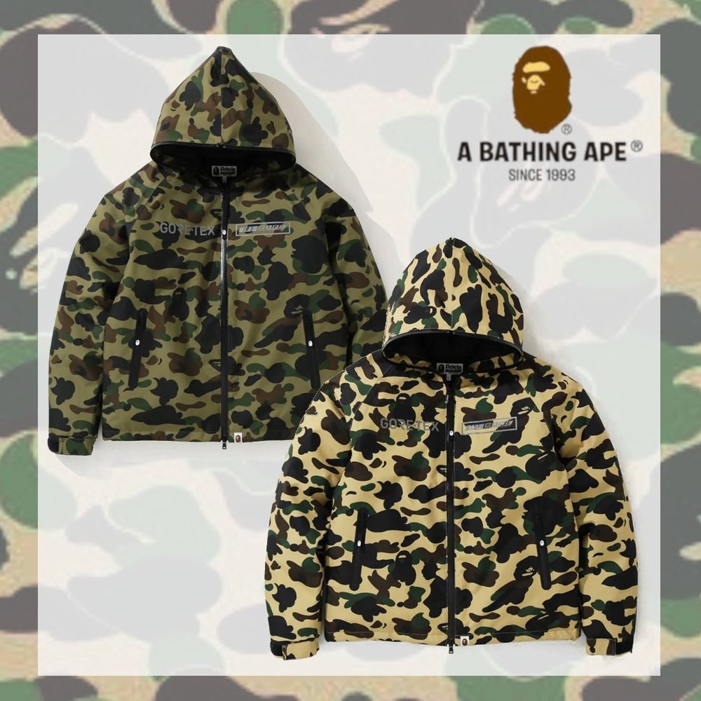 A BATHING APE☆ゴアテックス 1ST CAMO ダウンジャケット (A BATHING