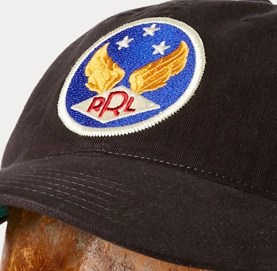 希少☆ RRL(ダブルアールエル) ロゴ スナップバック キャップ (RRL