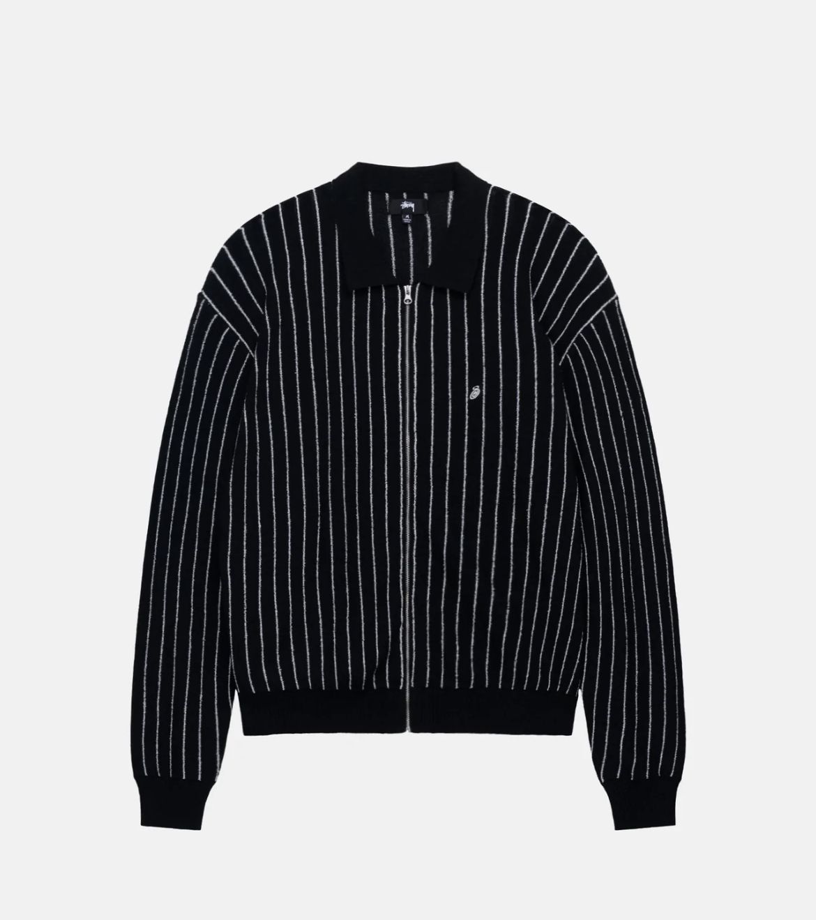 ☆23AW☆STUSSY LIGHT WEIGHT LS ZIP POLO (STUSSY/ポロシャツ