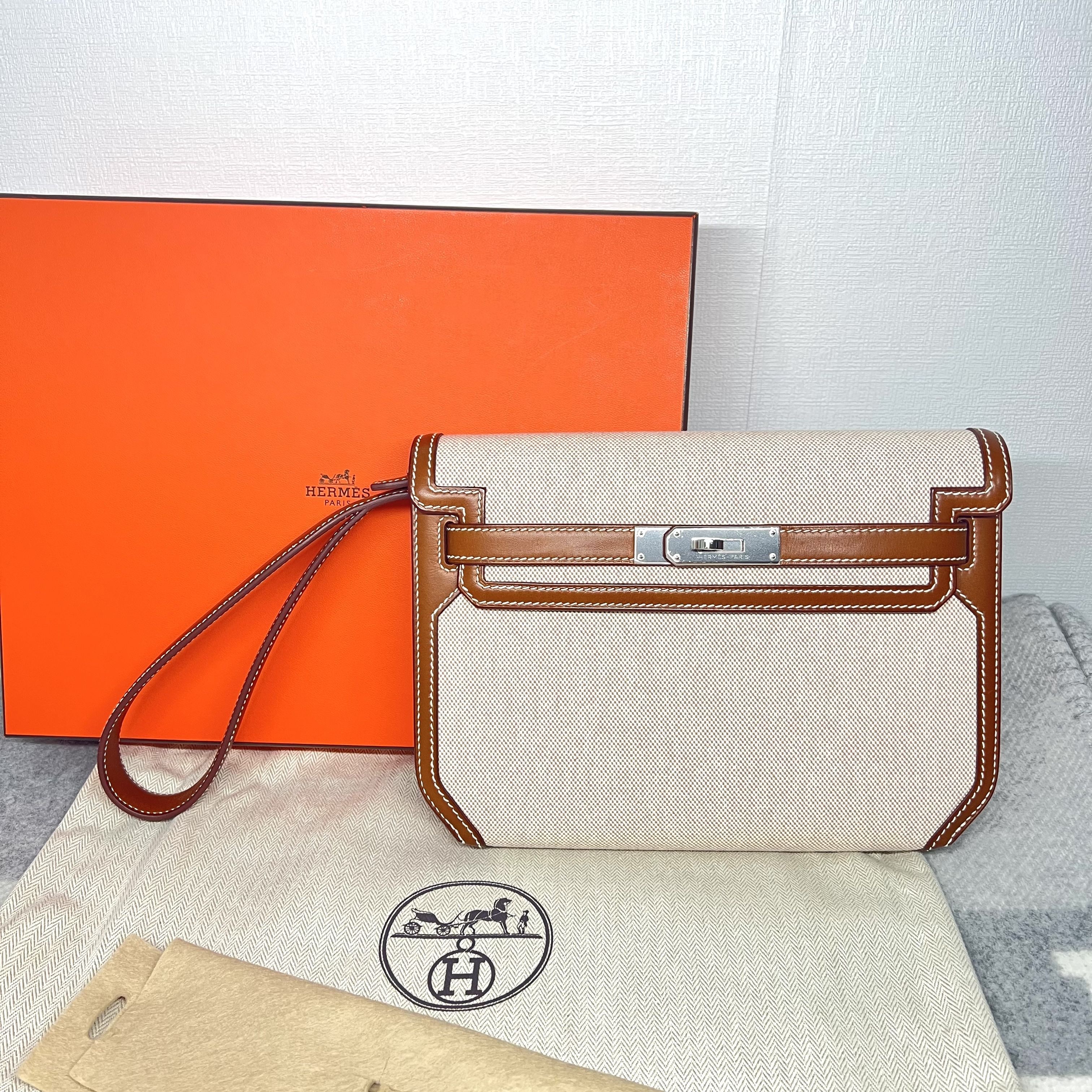エルメス ケリーデペッシュ Kelly depeches 25 シルバー金具 (HERMES