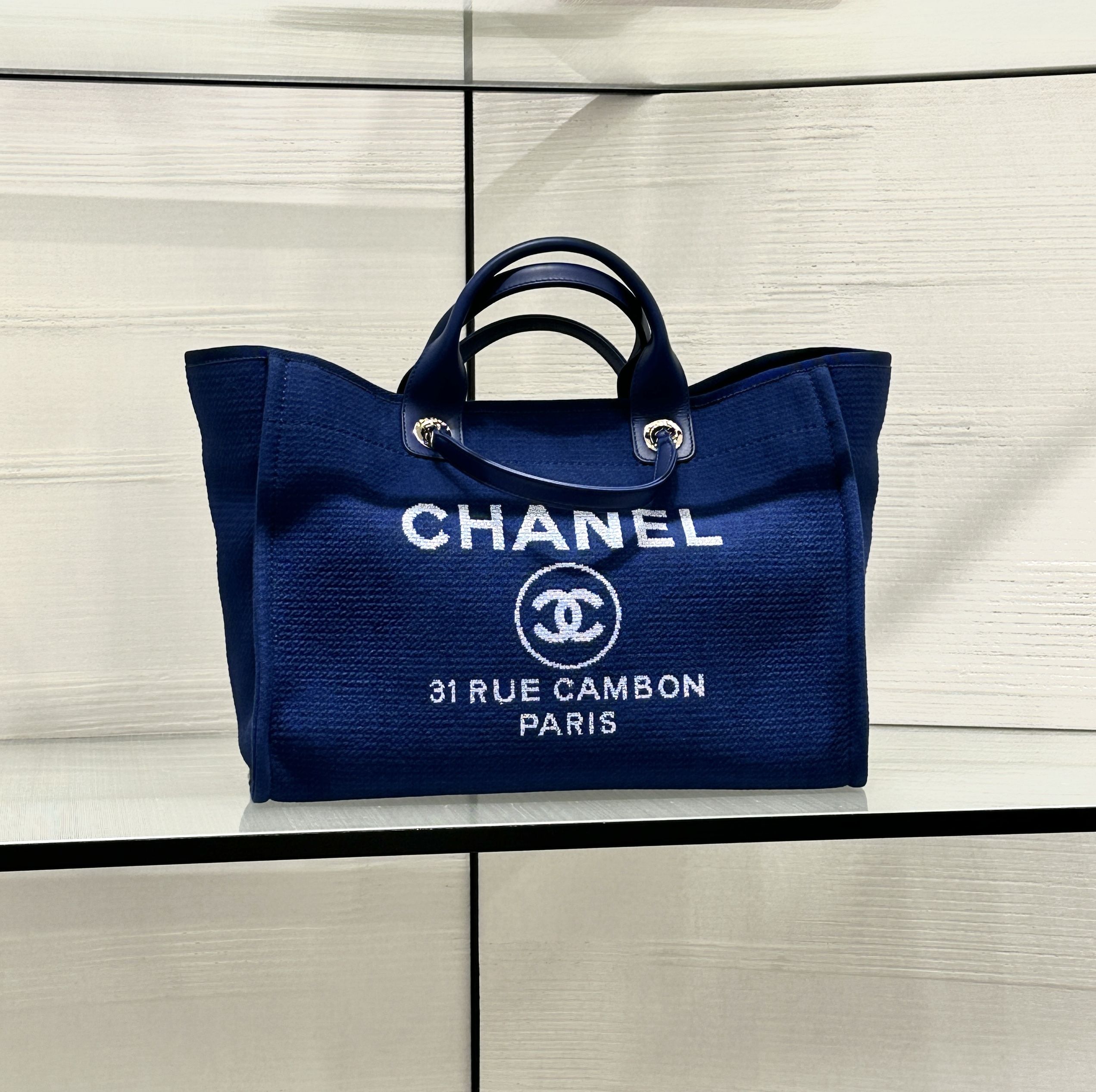 CHANEL☆大容量 ラージ ショッピング バッグ 2way (CHANEL/トート