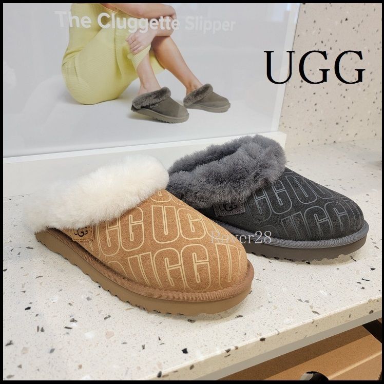 セール【UGG】Cluggette ファー サンダル☆サラっと履きこなして (UGG