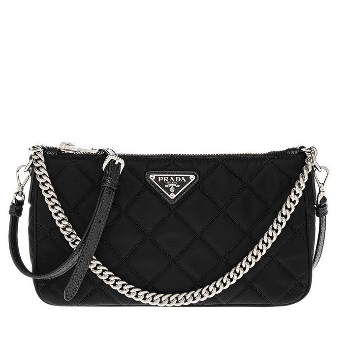 PRADA プラダ キルティング ナイロン 2WAYバッグ チェーン (PRADA