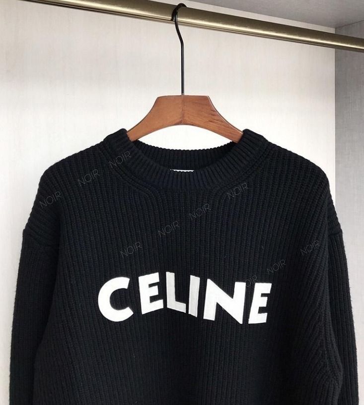 国内即発 CELINE オーバーサイズ セーター / リブ編みウール (CELINE