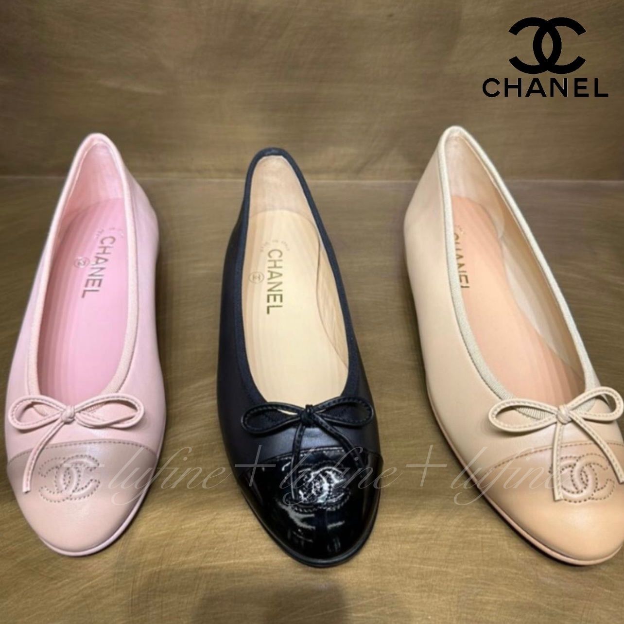 大人フェミニンなコーデに♪】CHANEL バレリーナ ラムスキン (CHANEL