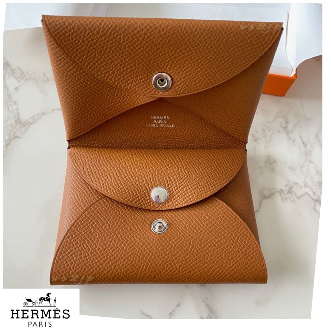 定番カラー☆》 エルメス カードケース カルヴィ デュオ (HERMES