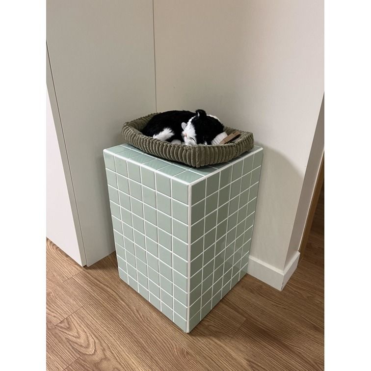 韓国インテリア 】タイルキューブ♪ サイドテーブル 8color (机