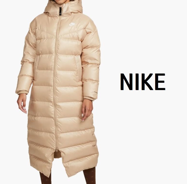 新作【NIKE】色がイイ♪ City Quiltedロングダウン♪ 芸能人風♪ (Nike