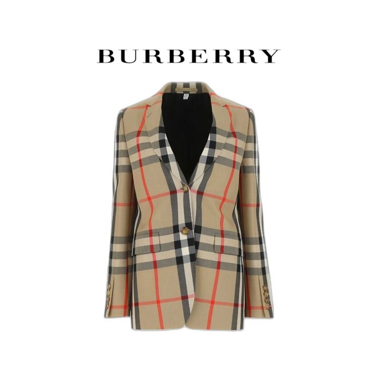 ☆関税込み・送料無料☆ バーバリー チェック ブレザー (Burberry
