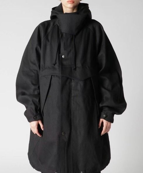GroundY / Yohji Yamamoto ] 8OZ DENIM MOUNTAIN HOODIE COAT (Yohji