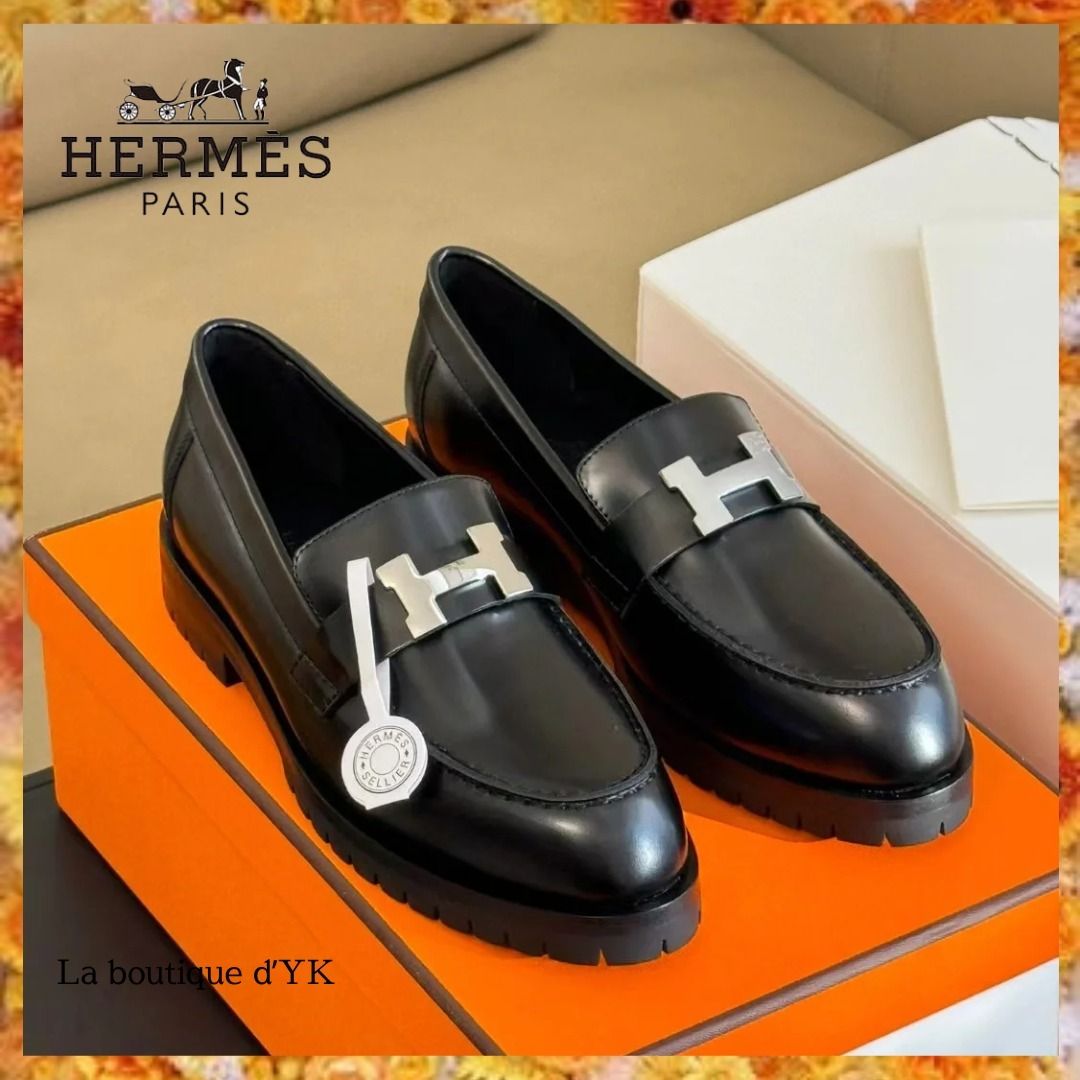 ☆カッチリコーデに合う♪【HERMES】フォーブル モカシン☆ (HERMES