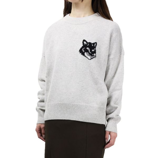 Maison Kitsune メゾンキツネ セーター ニット クルーネック (MAISON