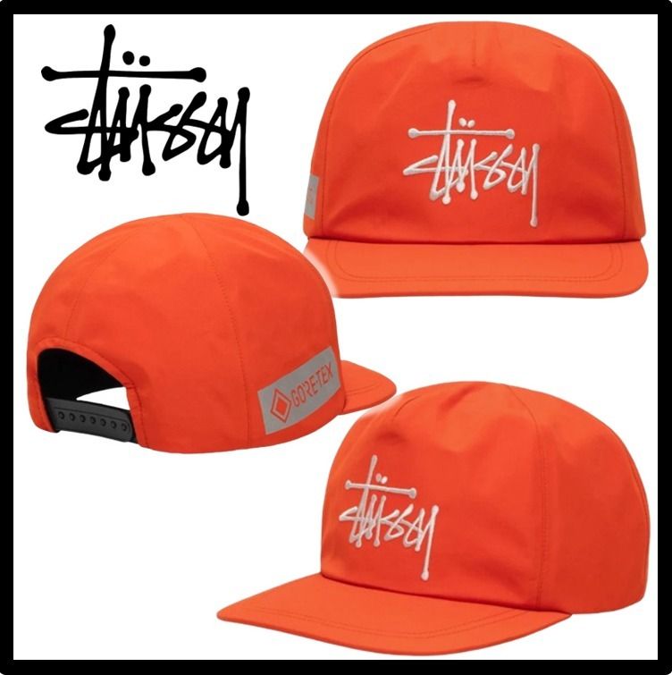 ☆関税込☆Stussy☆Stussy Gore-Tex Recycled Cap☆Flame (STUSSY