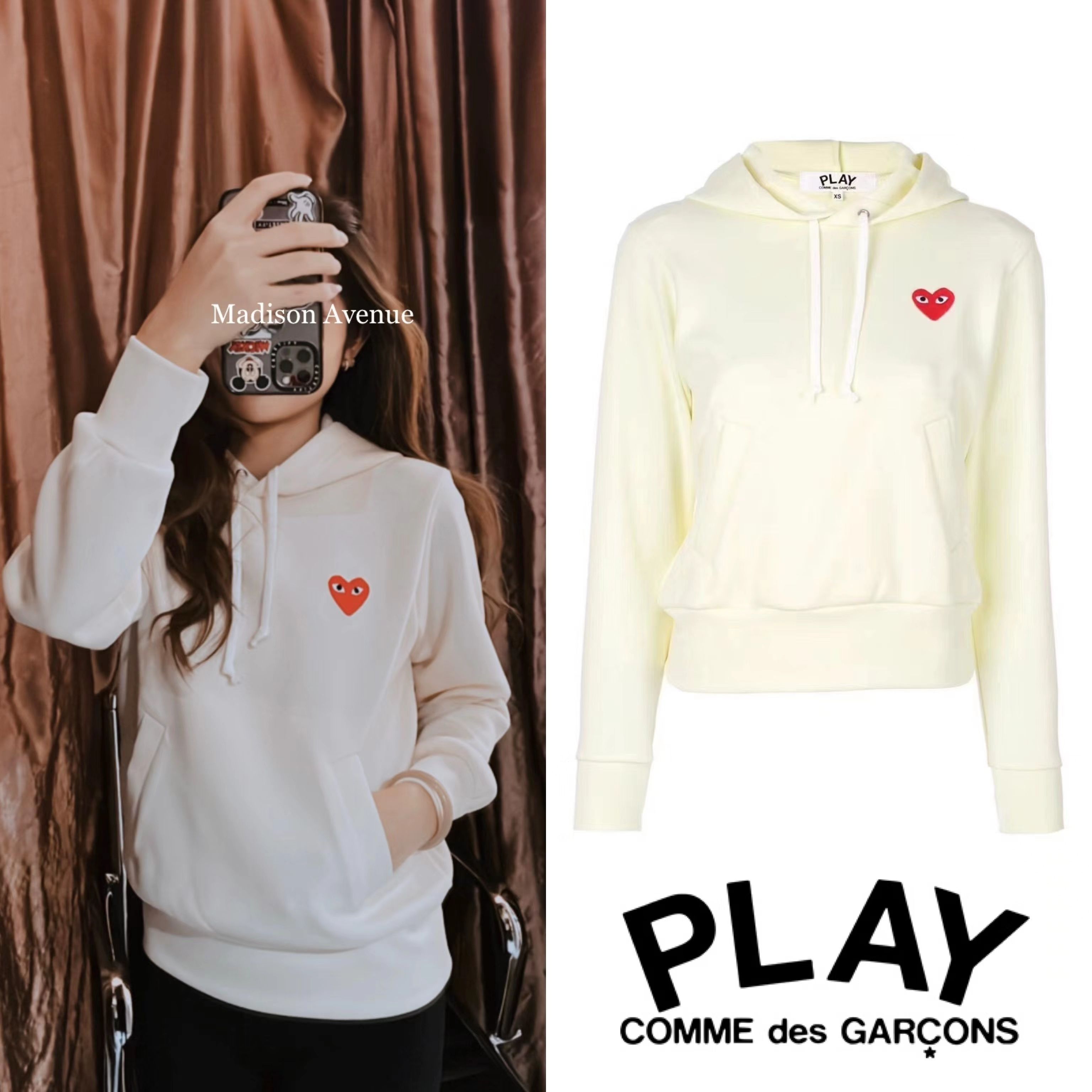COMME des GARCONS PLAY - ハートロゴ パーカー (COMME des GARCONS