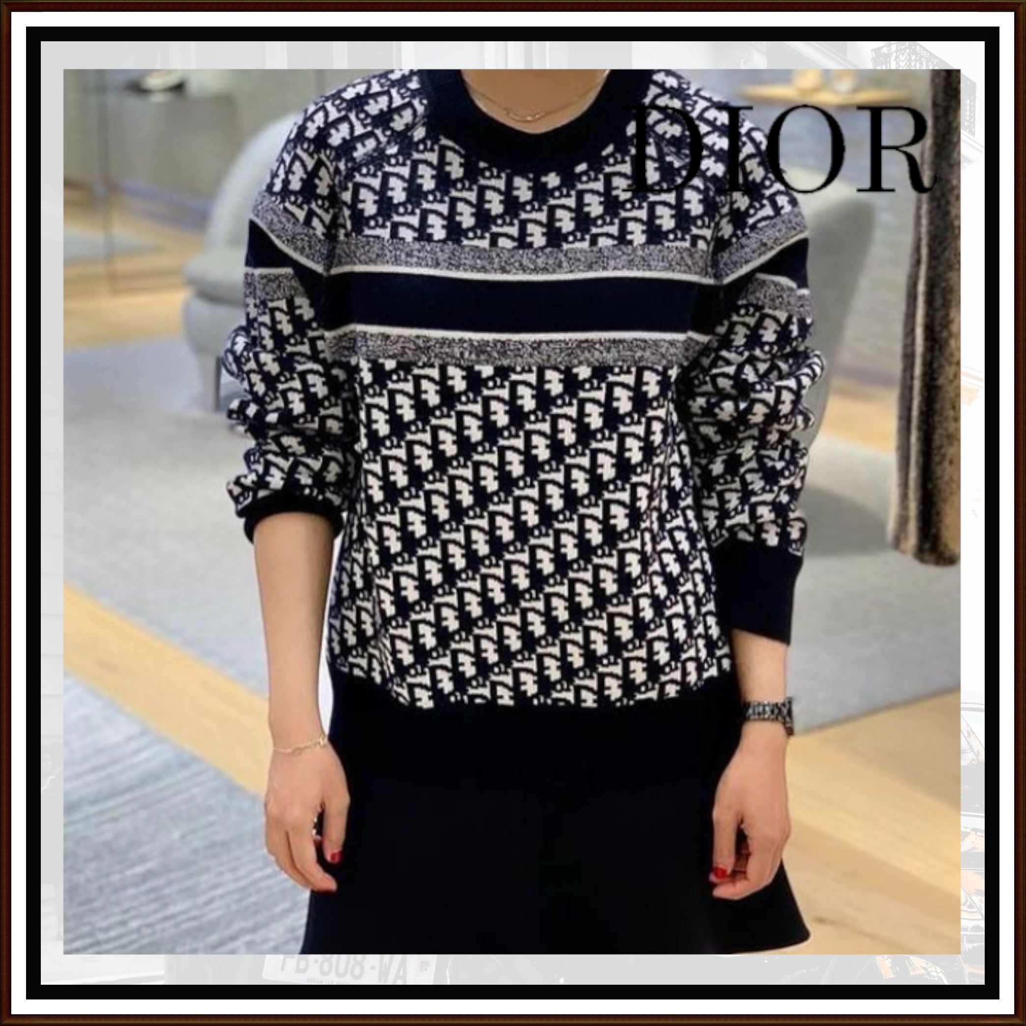 気分に合わせて着回しOK！】☆ディオール☆リバーシブルニット (Dior