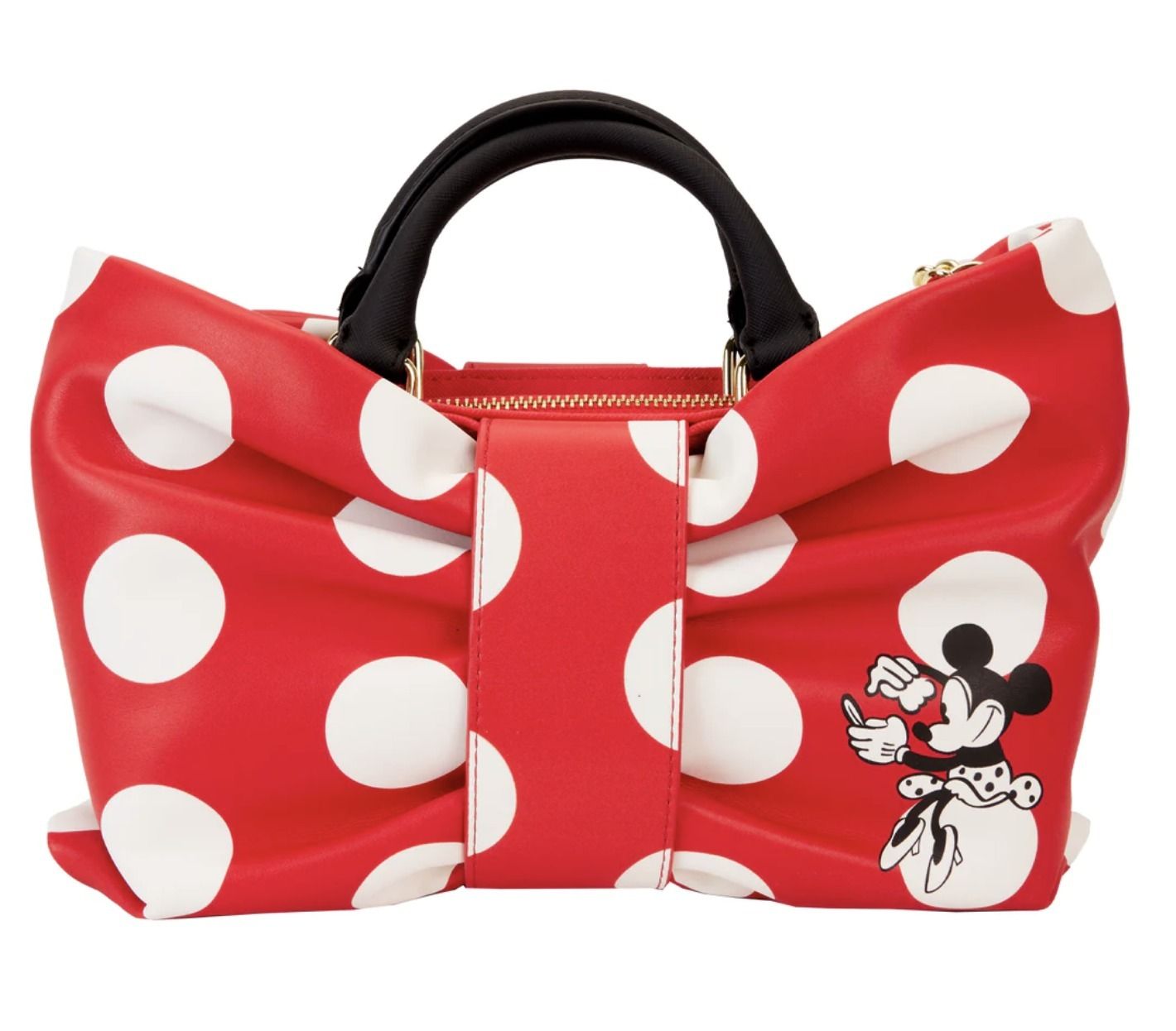 Loungefly】Disney ミニーちゃん リボン型 クロスボディバッグ (LOUNGE