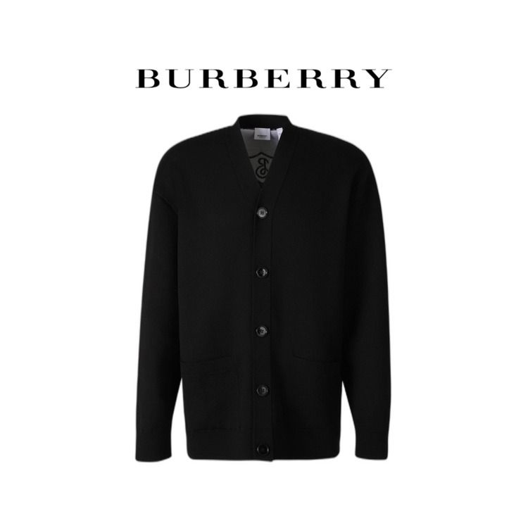 ☆関税込み・送料無料☆ バーバリー ロゴ カーディガン (Burberry