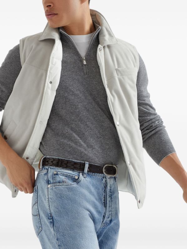 Brunello Cucinelli ハーフジップ カシミアセーター 通販 - FARFETCH