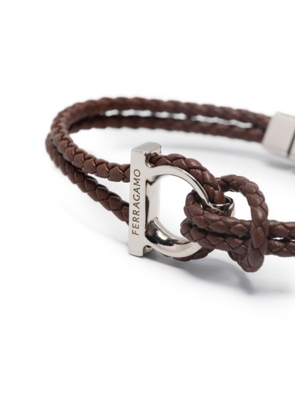 Ferragamo レザー ブレスレット | ブラウン | FARFETCH JP