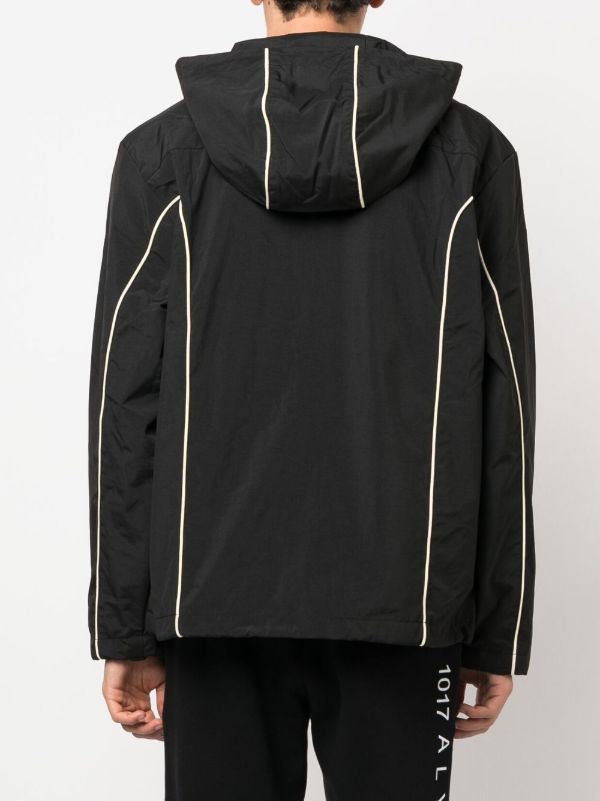 Diesel J-Hives logo-appliqué Windbreaker | Black | FARFETCH