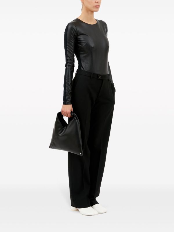 MM6 Maison Margiela Mini Classic Japanese Tote Bag | Black