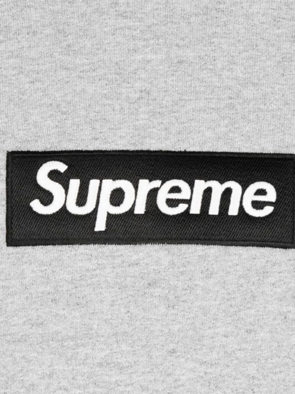 Supreme Box Logo Crewneck Sweatshirt | Grey | FARFETCH CA