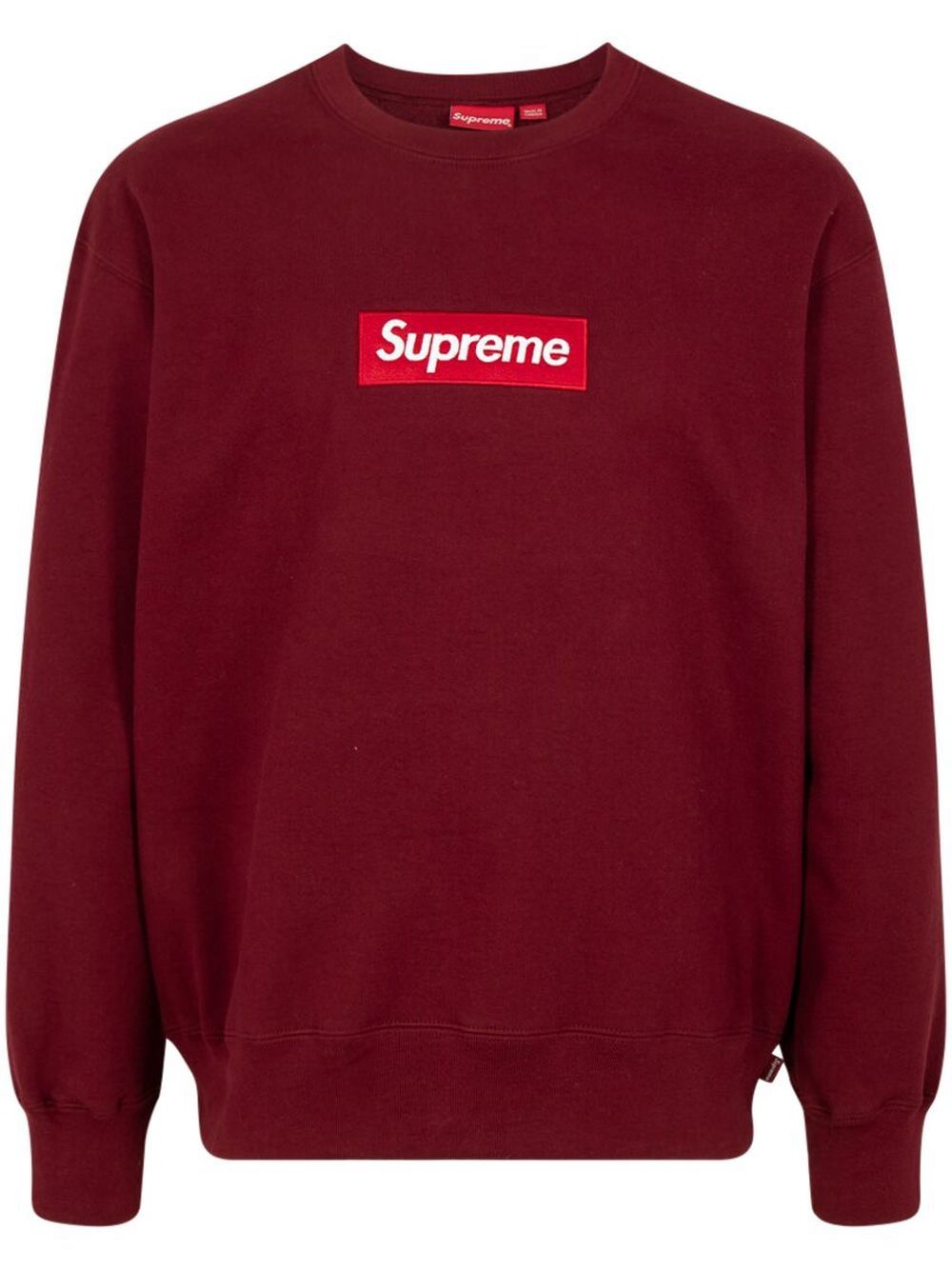 Supreme Box Logo Crew Neck Sweatshirt | Red | FARFETCH