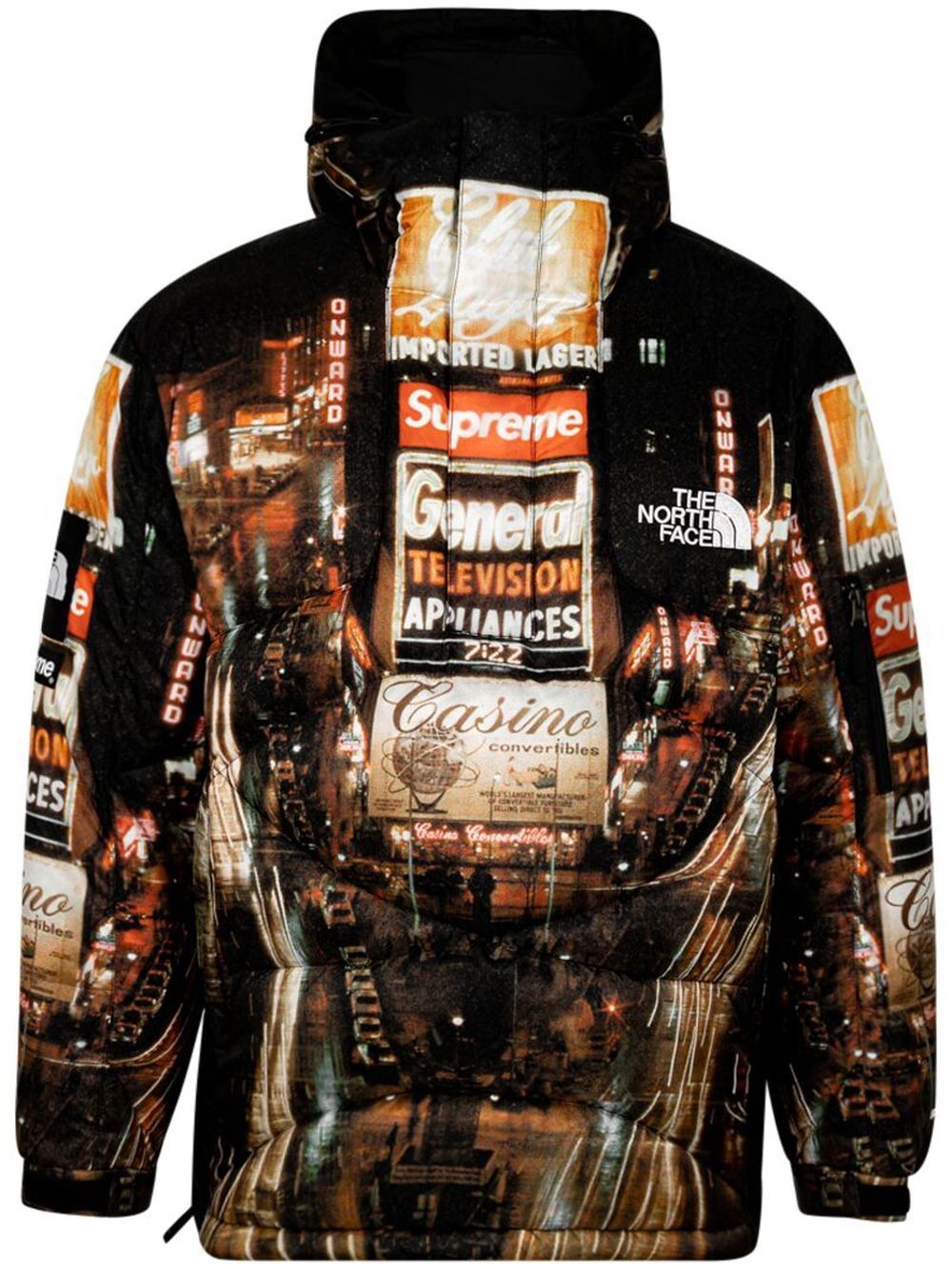 Supreme x The North Face 800-fill Half Zip Hoodie | Black | FARFETCH